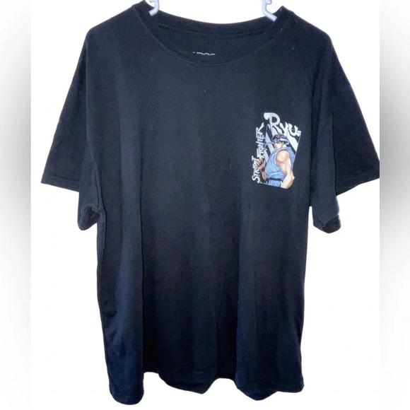 Capcom Street Fighter Ryu T Shirt Mens Size XL Black White Vintage Retro Rare - Picture 3 of 6